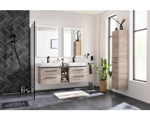 Oxford shelf below 50.9 x 30 x 49 cm natural oak 2 compartments