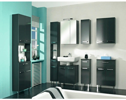 Wall cabinet Mainz width 50 cm anthracite disassembled