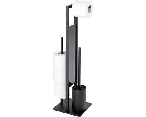 Standing toilet set black