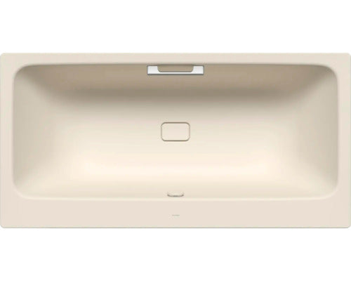 Rectangular bathtub 744 with handle holes 100 x 190 cm warm grey matt 274410110661