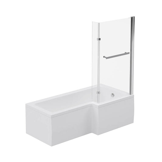 Badkuip met douchebak - complete accessoires en douchecabine | Douchebak, badkuip met douche