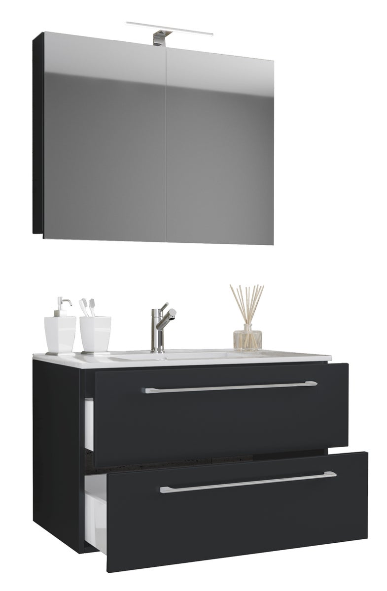 3-piece washbasin vanity unit drawer SC