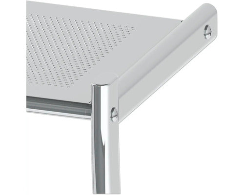 wall shelf with towel rail 42x56 cm