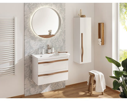 Agitar midi cabinet white 33 x 110 x 30 cm