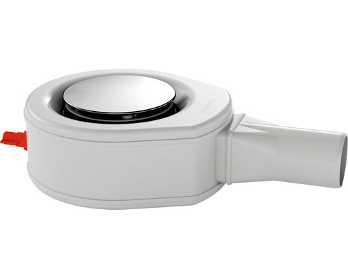 Doucheafvoer horizontaal Mod. 4103 met haarvangerdeksel chroom 687772560999