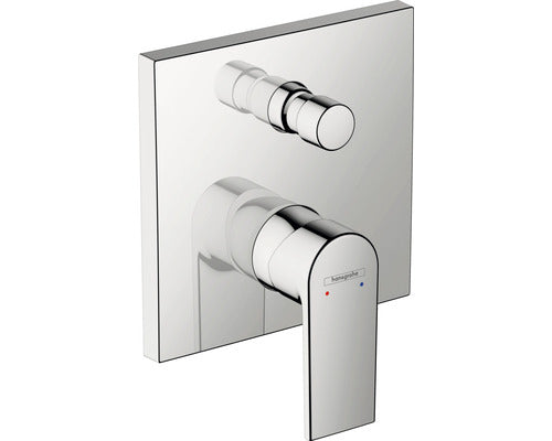 hansgrohe concealed bathtub mixer chrome without concealed base unit 71468000