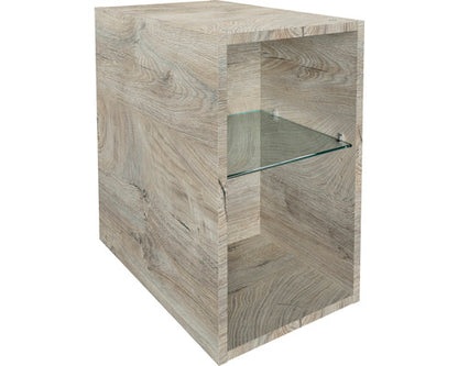 Oxford shelf below 50.9 x 30 x 49 cm natural oak 2 compartments