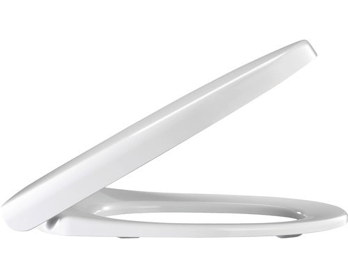 Toiletzitting Uni D voor Geberit voorheen Keramag iCon + Renova nr. 1 wit met automatische verlaging en lift-off