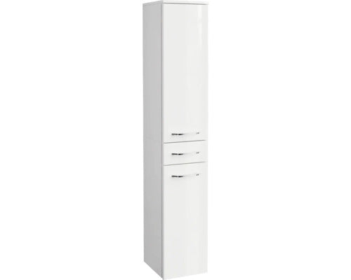Tall cabinet Milano White 30 cm wide