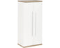 Stanford midi cabinet, high-gloss white, 106 x 50.5 x 32 cm