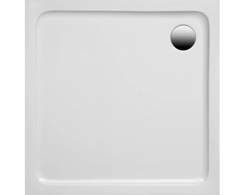 Douchebak 80 x 80 x 3 cm wit glanzend glad 900701