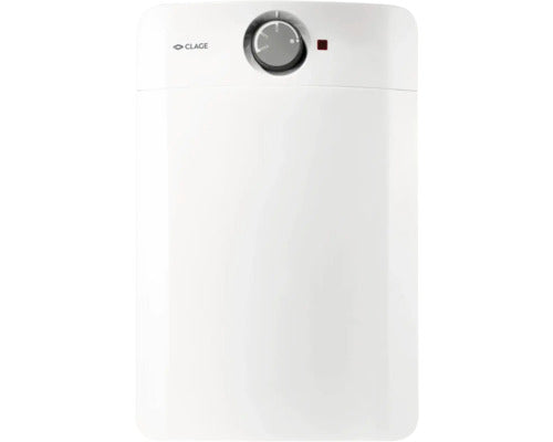 Kleine opslagtank 10 liter onder de gootsteen