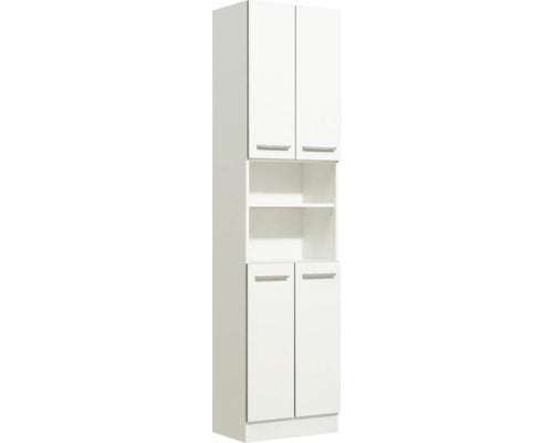 Tall cabinet pelipal Kassel white glossy width 50 cm