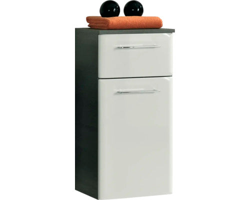 Base cabinet pelipal Sera width 35 cm white graphite structure horizontally disassembled