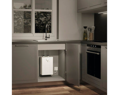 Kleine Huz 5 Basis boiler voor onder de gootsteen, 5 liter, lage druk, met stekker.